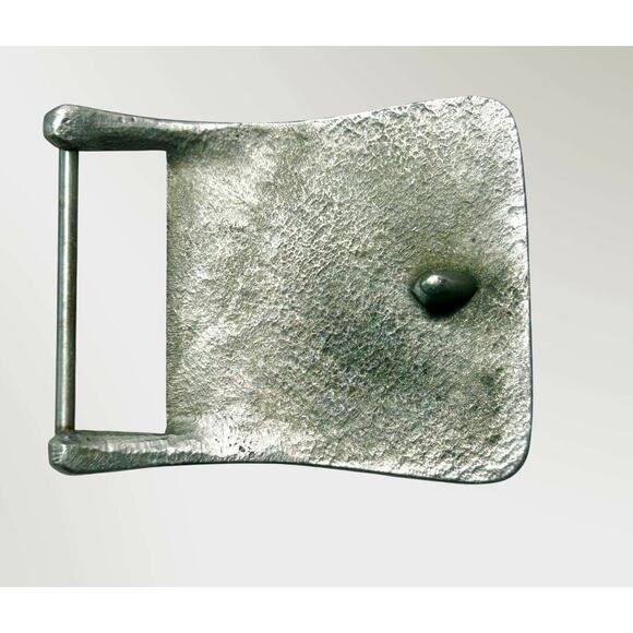 Vintage University Alabama Belt Buckle 70s 80s Crimson Tide 3D Raised Design - Picture 3 of 6